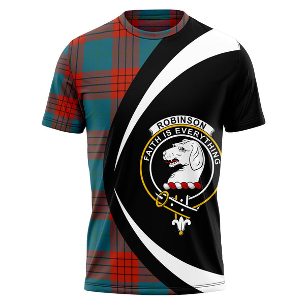 Robinson Dress (Robins Dress) Ancient Clan Badge Tartan T-Shirt Circle Style Personalized