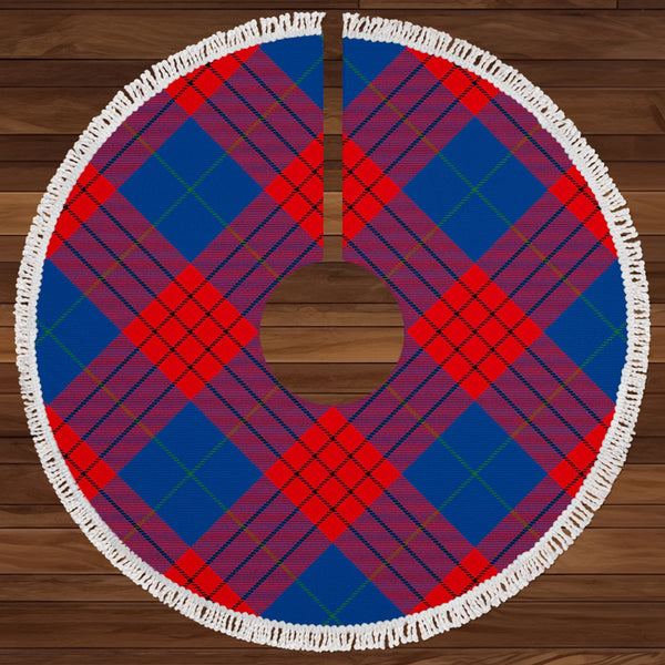 Robinson Dress (Robins Dress) Modern Clan Badge Tartan Christmas Tree Skirt