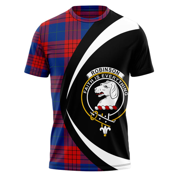 Robinson Dress (Robins Dress) Modern Clan Badge Tartan T-Shirt Circle Style Personalized