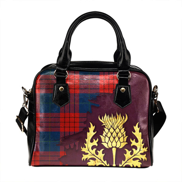 Robinson Dress (Robins Dress) Modern Tartan Shoulder Handbag Thistle Oldest Style