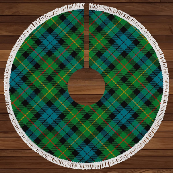 Rollo Ancient Clan Badge Tartan Christmas Tree Skirt