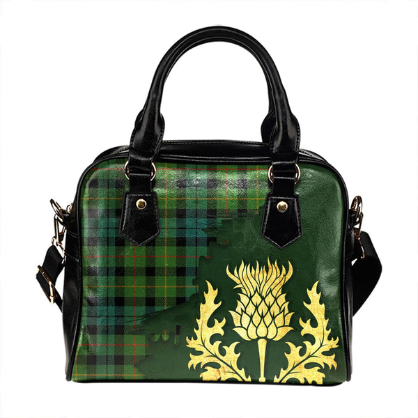 Rollo Ancient Tartan Shoulder Handbag Thistle Oldest Style