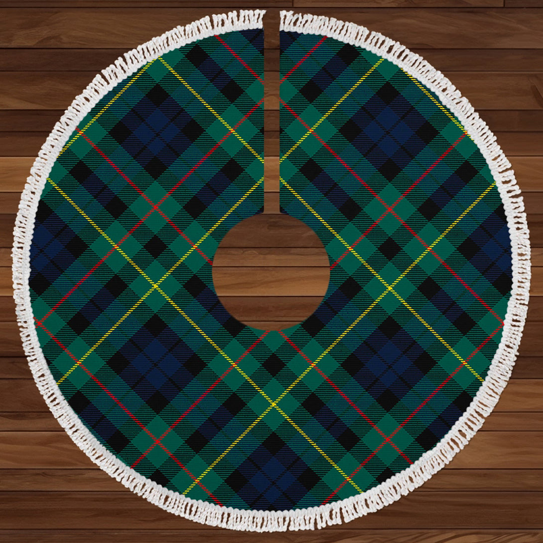 Rollo Modern Clan Badge Tartan Christmas Tree Skirt