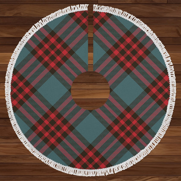 Romsdal Norway Weathered Tartan Christmas Tree Skirt