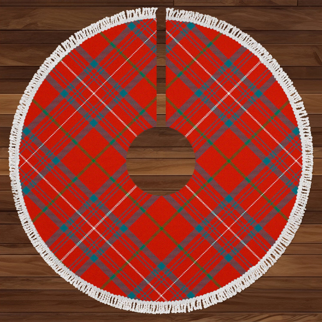 Rose Ancient Tartan Christmas Tree Skirt