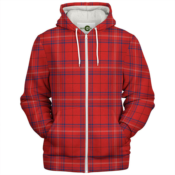 Rose of Kilravock Modern Tartan Sherpa Hoodie