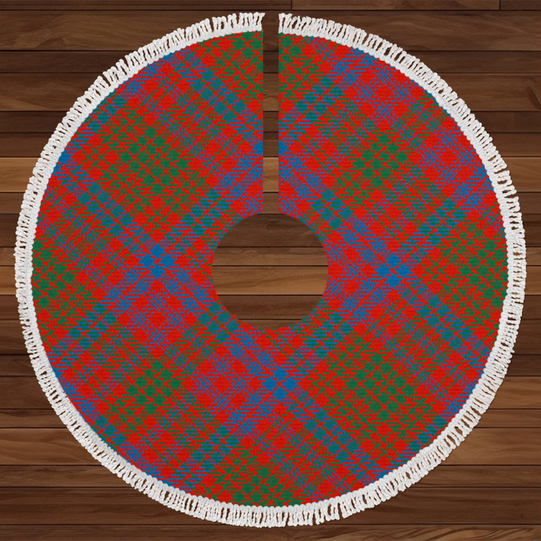 Ross Ancient Tartan Christmas Tree Skirt