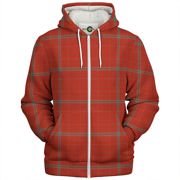 Ross David Modern Tartan Sherpa Hoodie