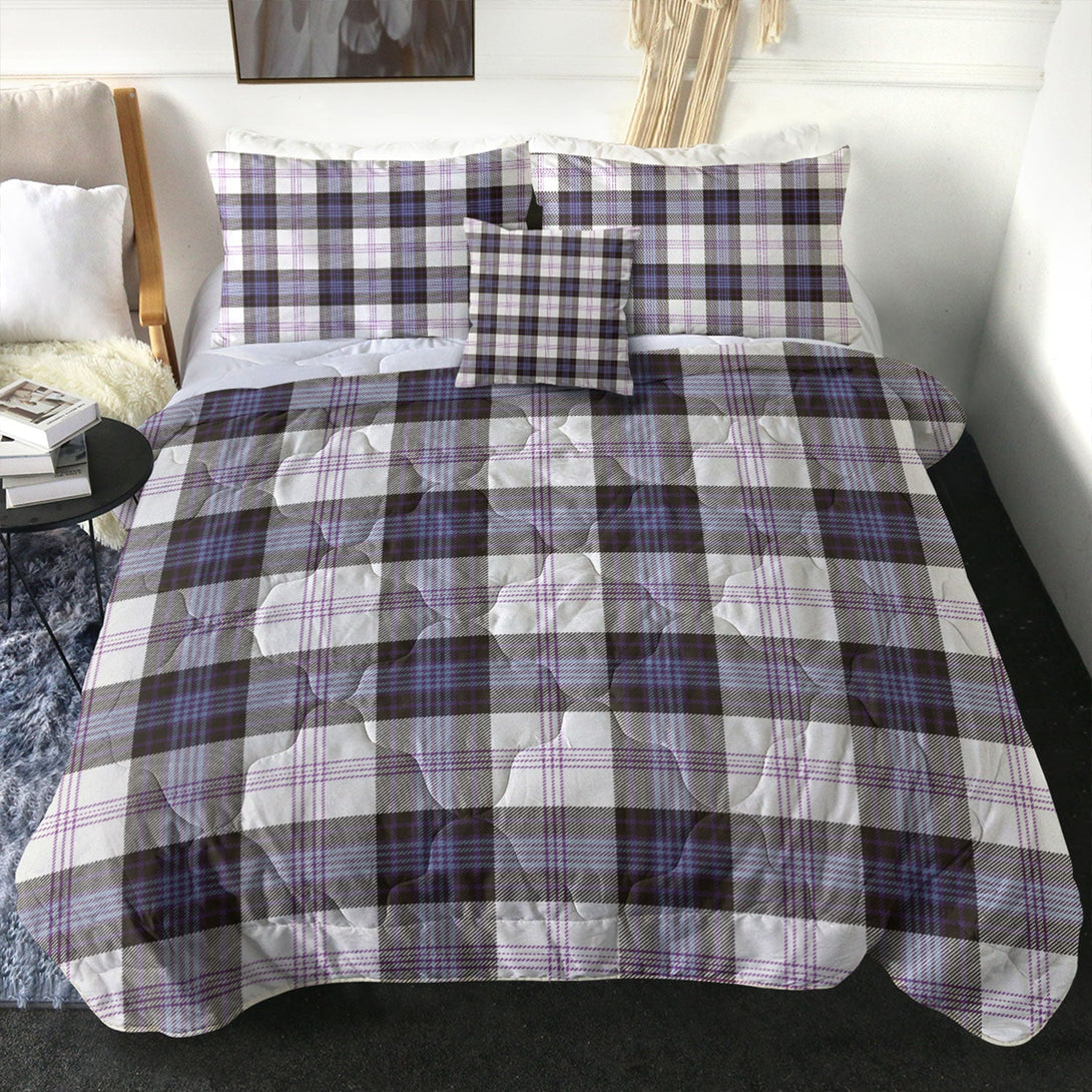 Ross Dress Blue Weathered Tartan Comforter