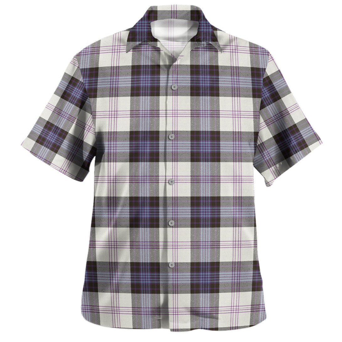 Ross Dress Blue Weathered Tartan Hawaiian Shirt