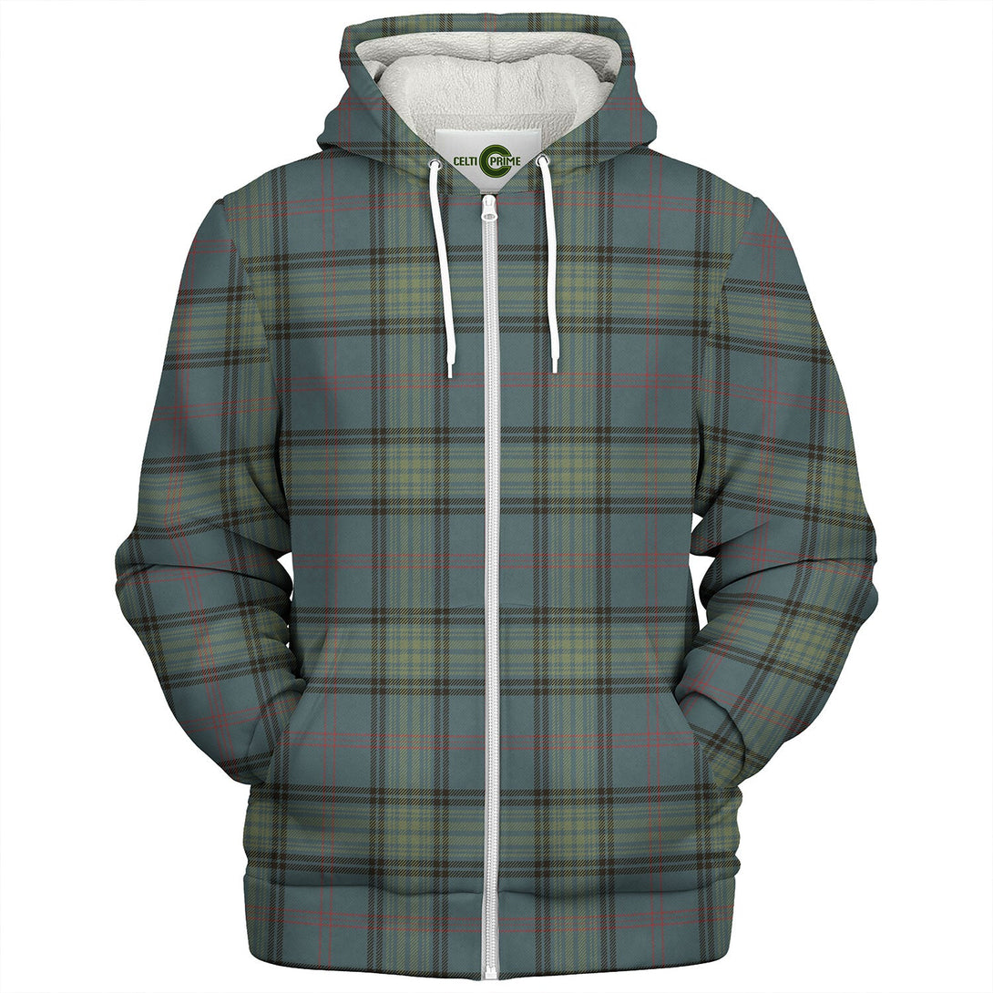 Ross Hunting Weathered Tartan Sherpa Hoodie