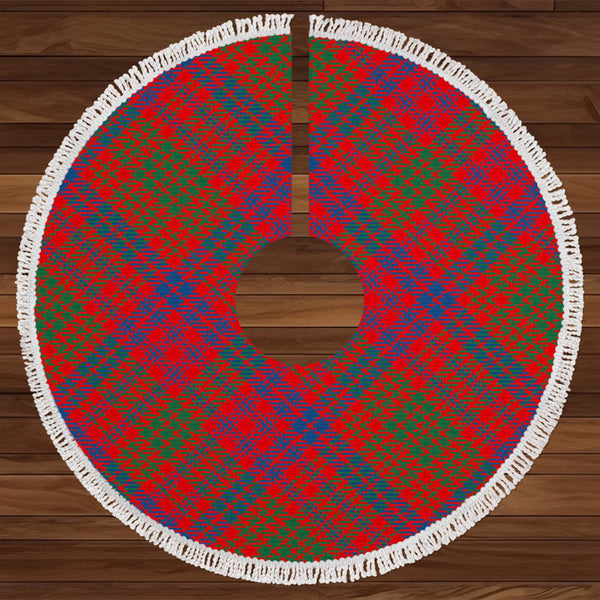 Ross Modern Tartan Christmas Tree Skirt