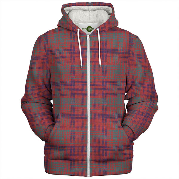 Ross Weathered Tartan Sherpa Hoodie