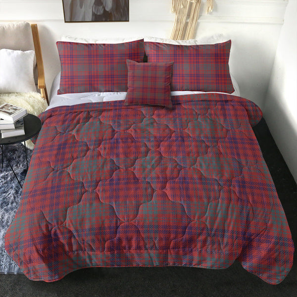 Ross Weathered Clan Badge Tartan Comforter