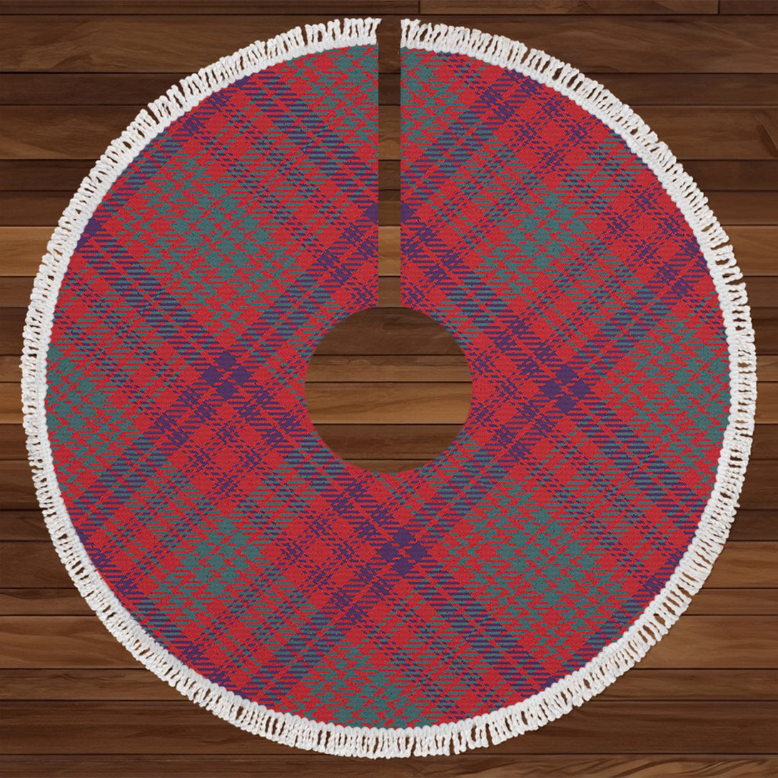 Ross Weathered Tartan Christmas Tree Skirt