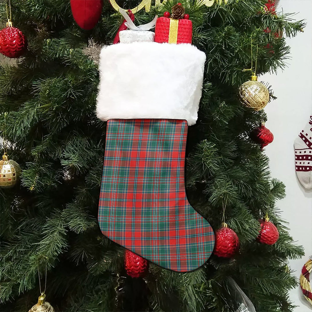 Ross Wedding Dress Modern Tartan Christmas Stocking