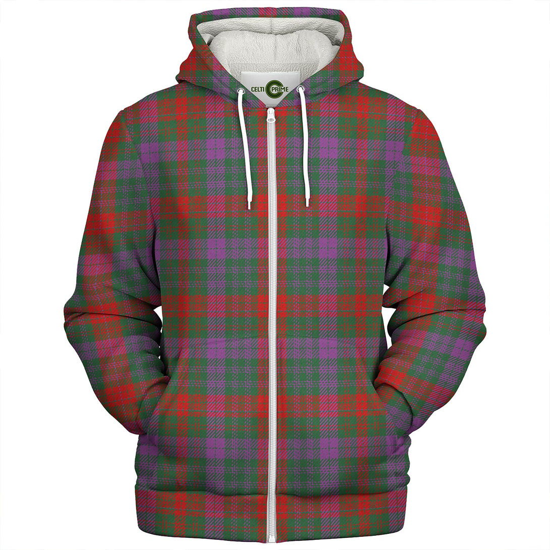 Ross (Wilsons) Clan Badge Tartan Sherpa Hoodie