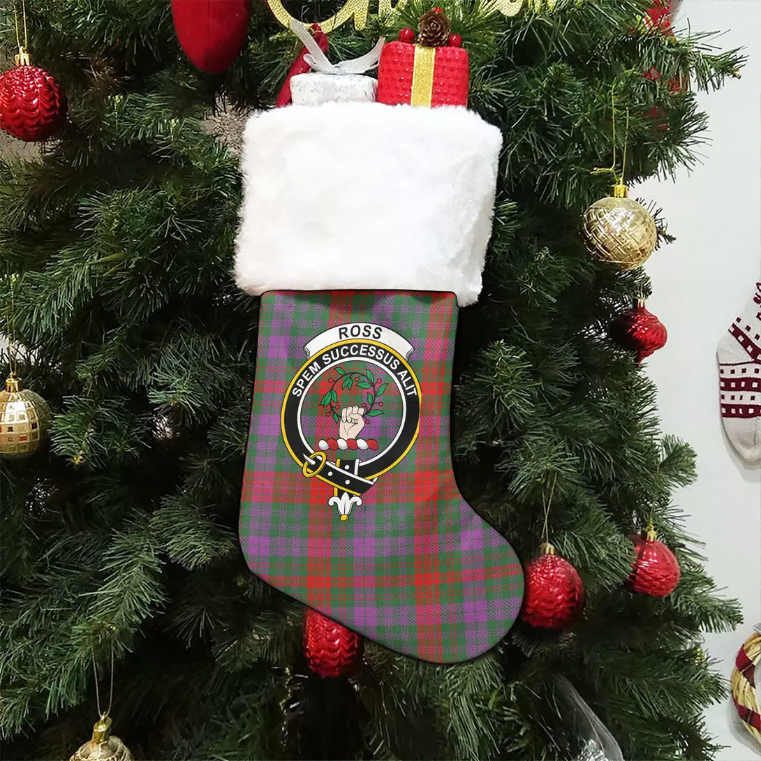 Ross (Wilsons) Clan Badge Tartan Christmas Stocking