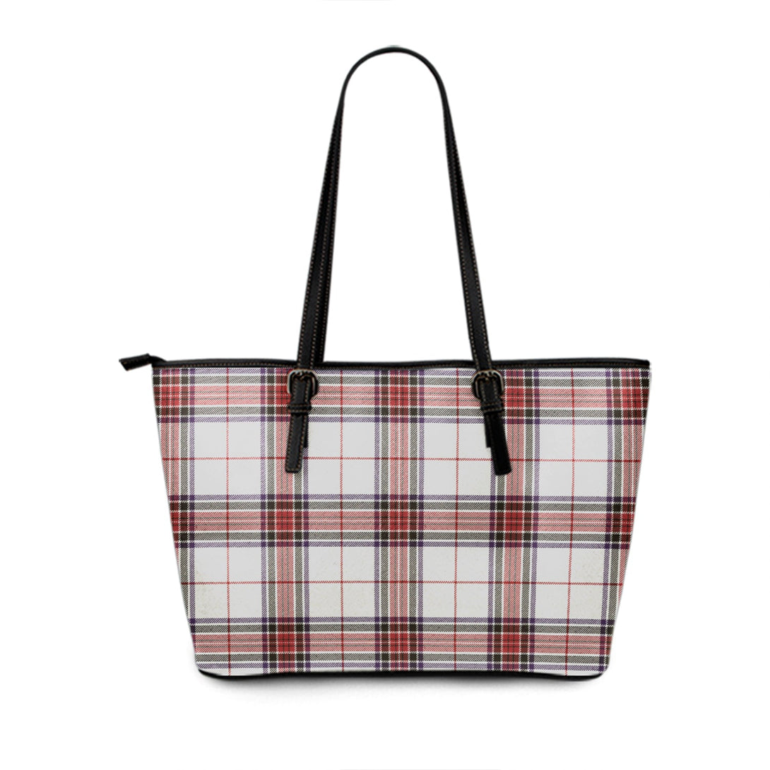 Rothesay Dress Weathered Tartan Leather Tote Bag