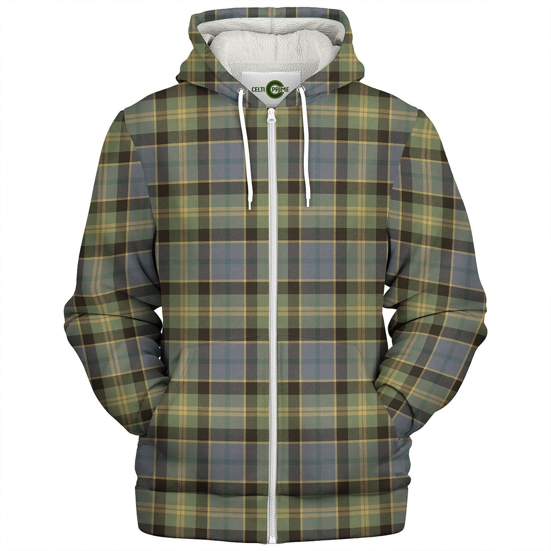 Rothesay 2 Weathered Tartan Sherpa Hoodie