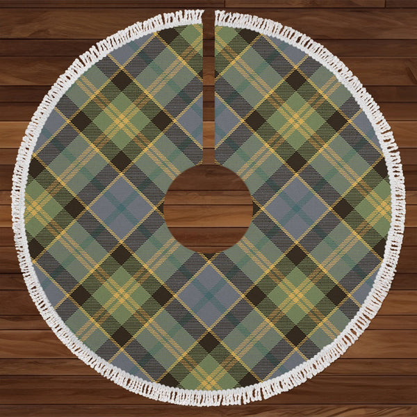 Rothesay 2 Weathered Tartan Christmas Tree Skirt