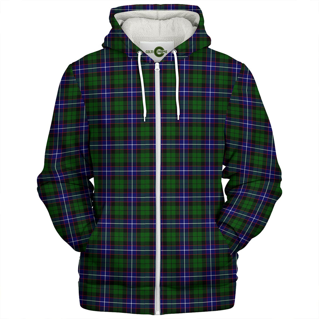 Russell Modern Clan Badge Tartan Sherpa Hoodie