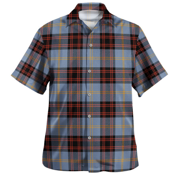 Rutherford Ancient Clan Badge Tartan Hawaiian Shirt