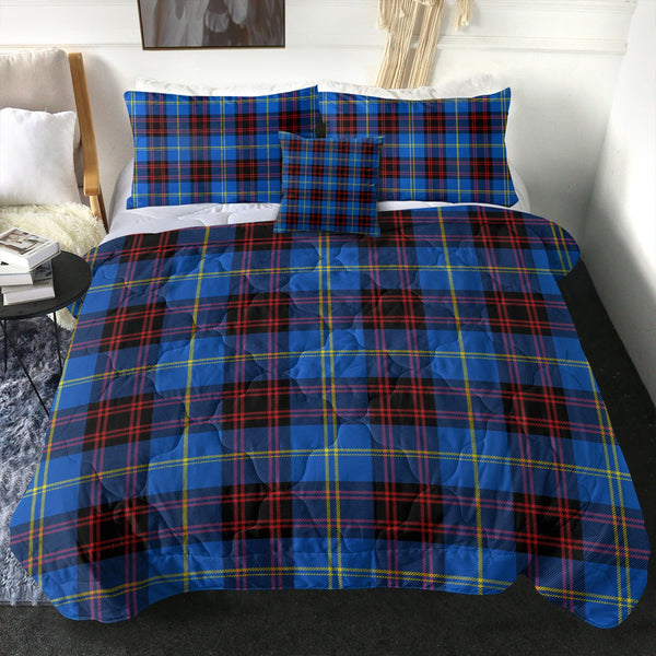 Rutherford Modern Clan Badge Tartan Comforter