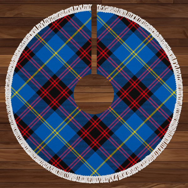 Rutherford Modern Tartan Christmas Tree Skirt