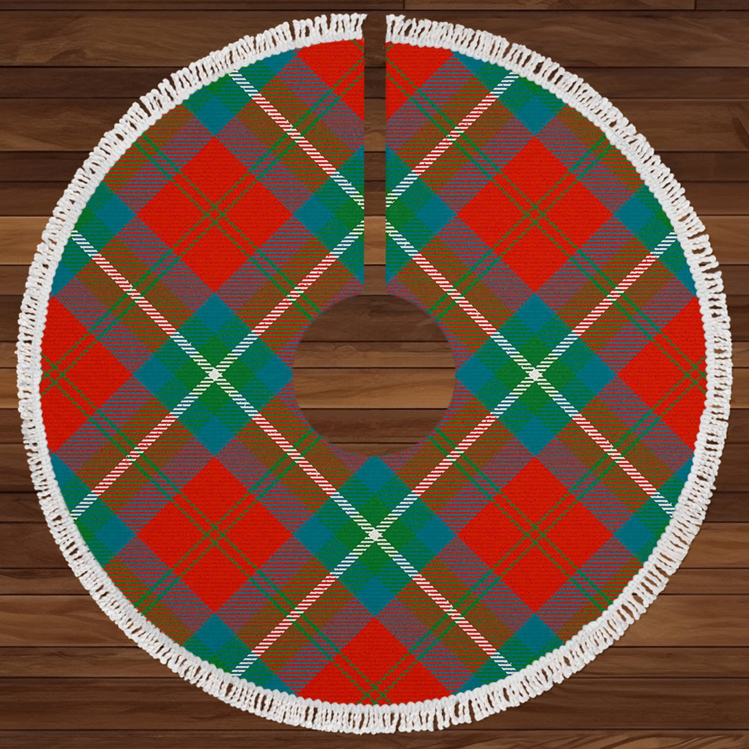 Ruthven Ancient Clan Badge Tartan Christmas Tree Skirt