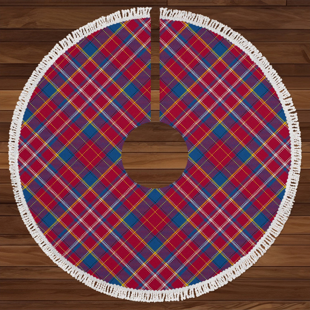 Ruxton Hunting Modern Tartan Christmas Tree Skirt