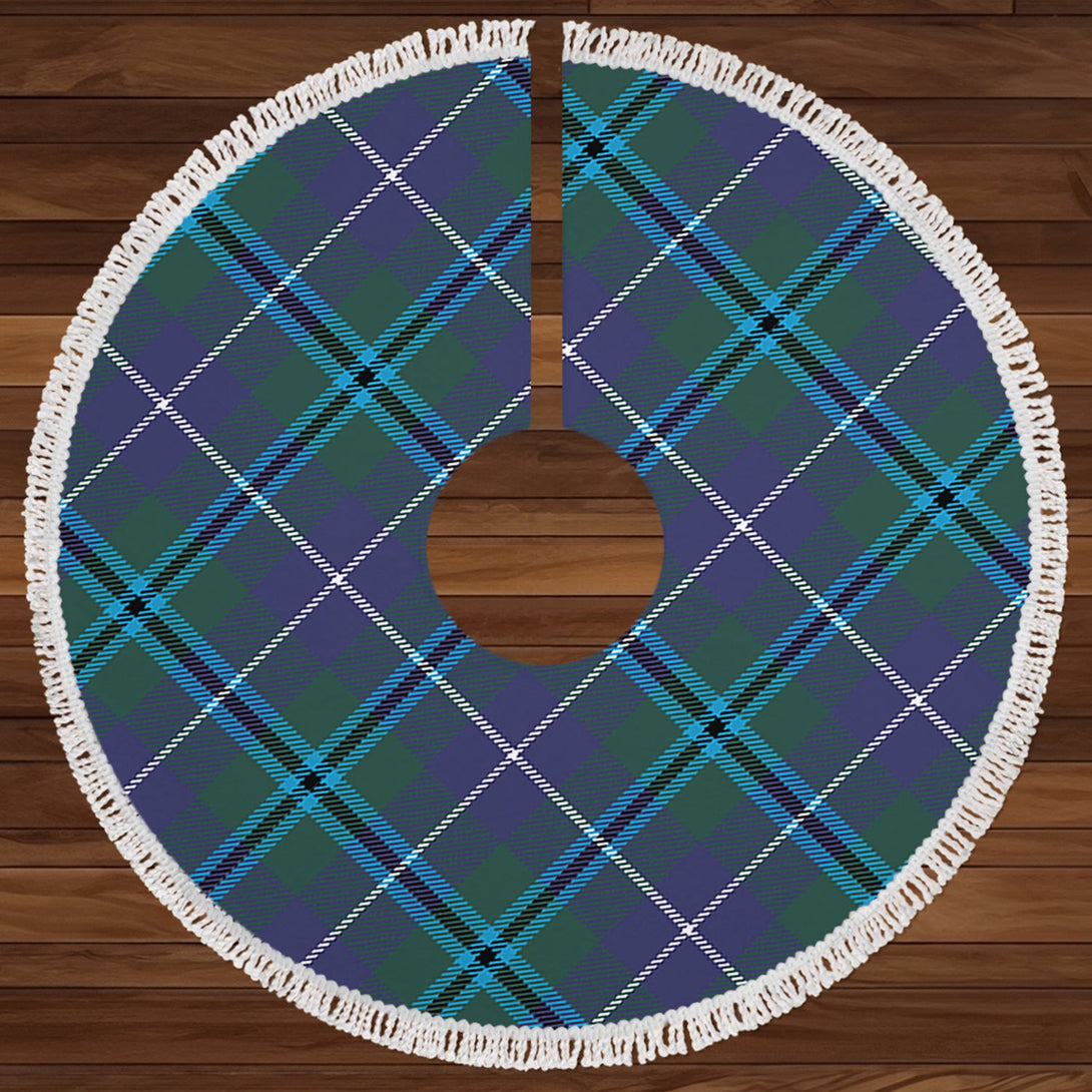 Sandilands Clan Badge Tartan Christmas Tree Skirt