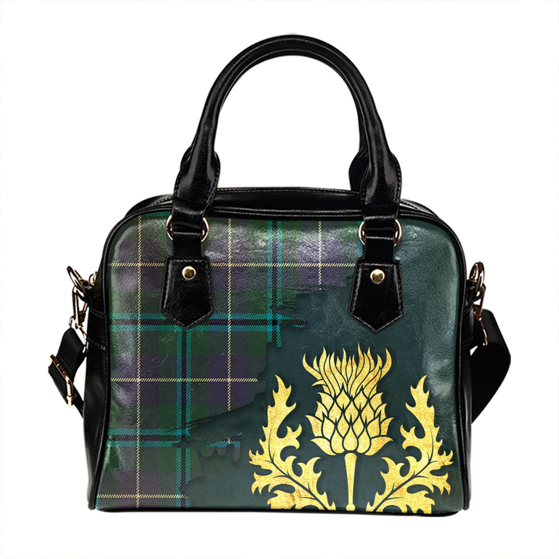 Sandilands Tartan Shoulder Handbag Thistle Oldest Style