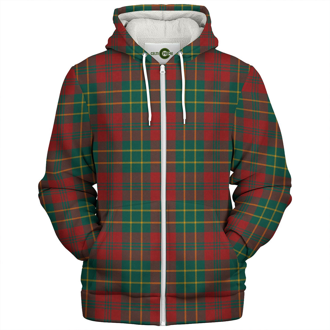 Scott Autumn Modern Tartan Sherpa Hoodie