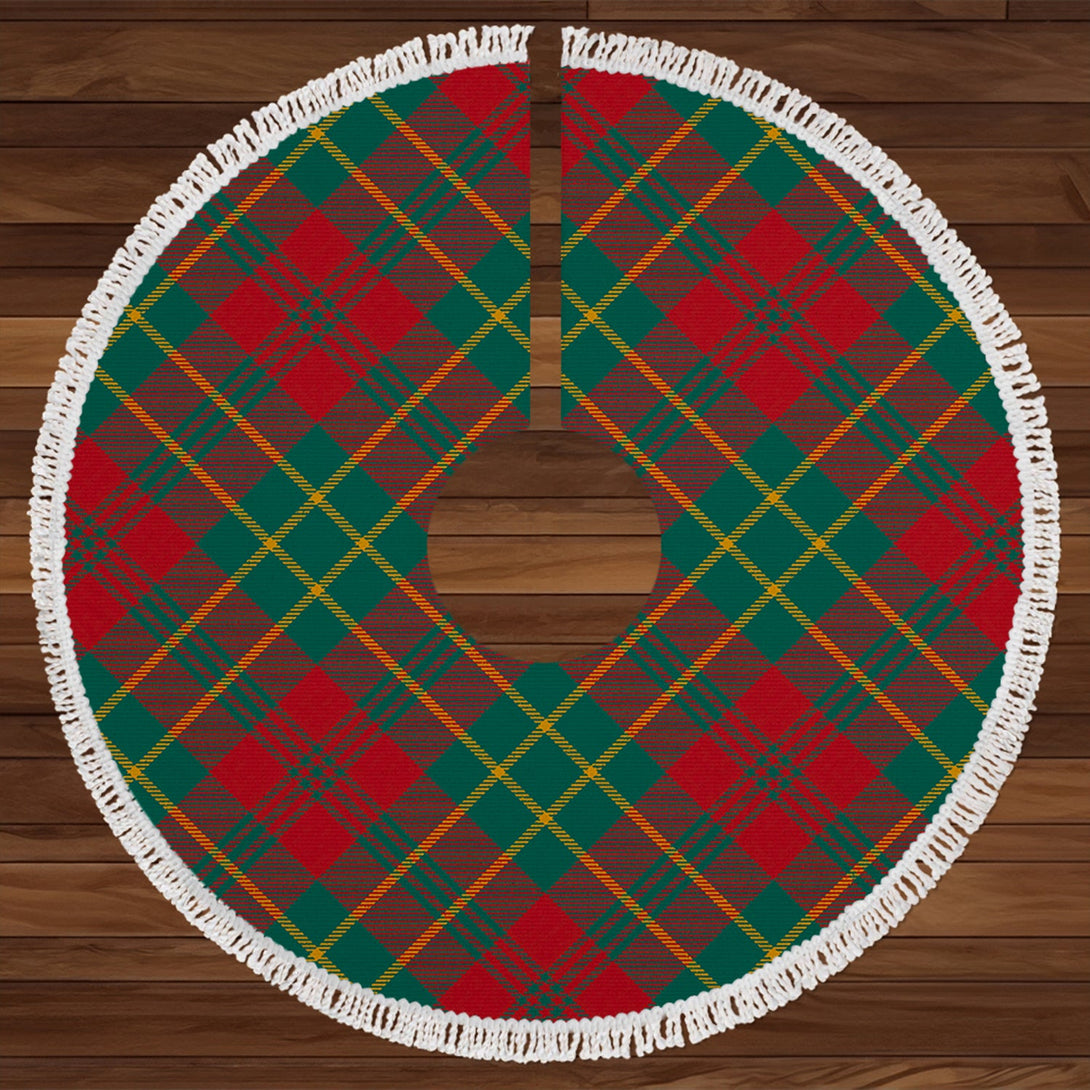 Scott Autumn Modern Tartan Christmas Tree Skirt