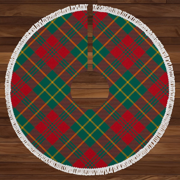 Scott Autumn Modern Tartan Christmas Tree Skirt