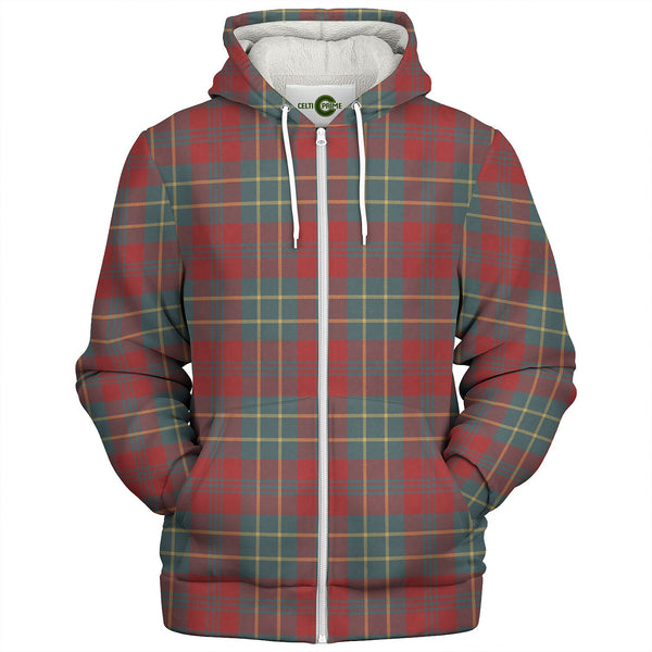 Scott Autumn Weathered Tartan Sherpa Hoodie