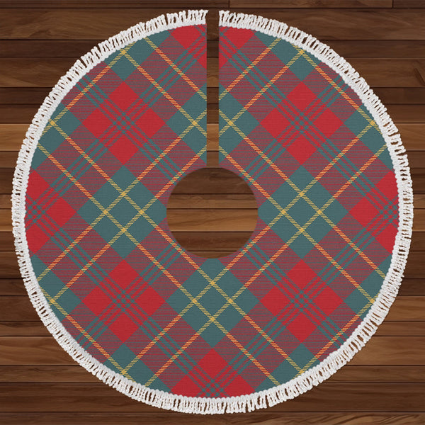 Scott Autumn Weathered Tartan Christmas Tree Skirt