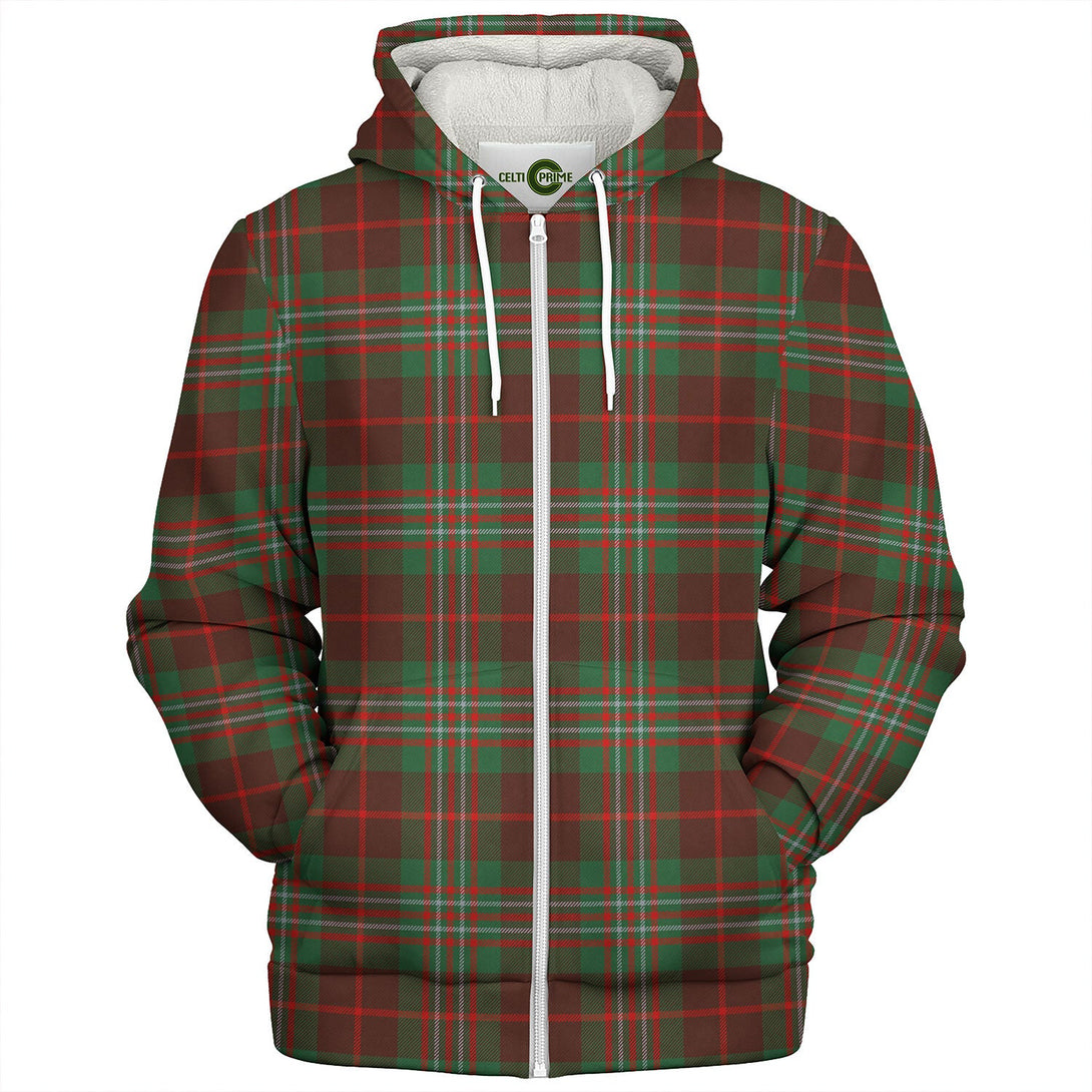 Scott Brown Hunting Modern Tartan Sherpa Hoodie