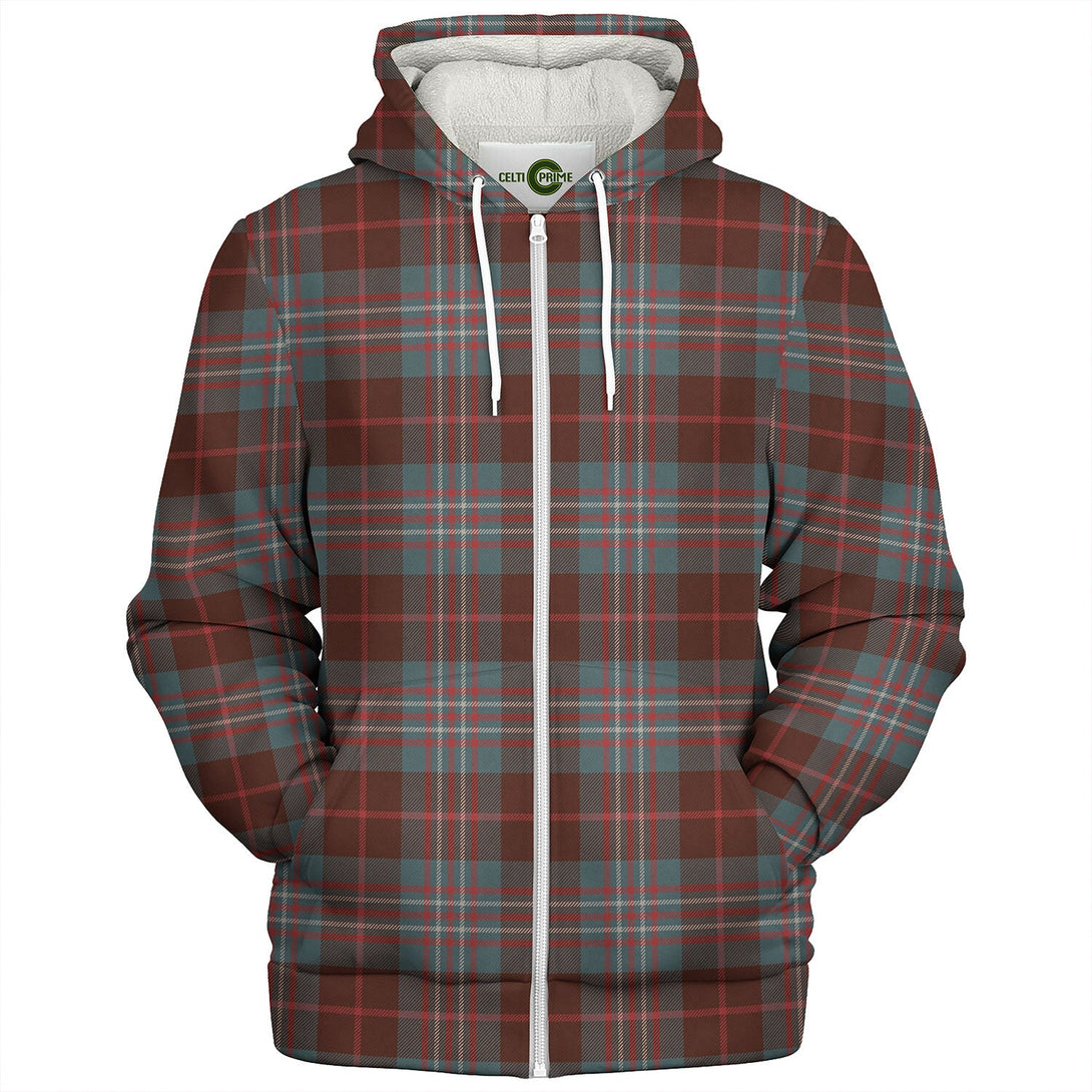 Scott Brown Hunting Weathered Tartan Sherpa Hoodie