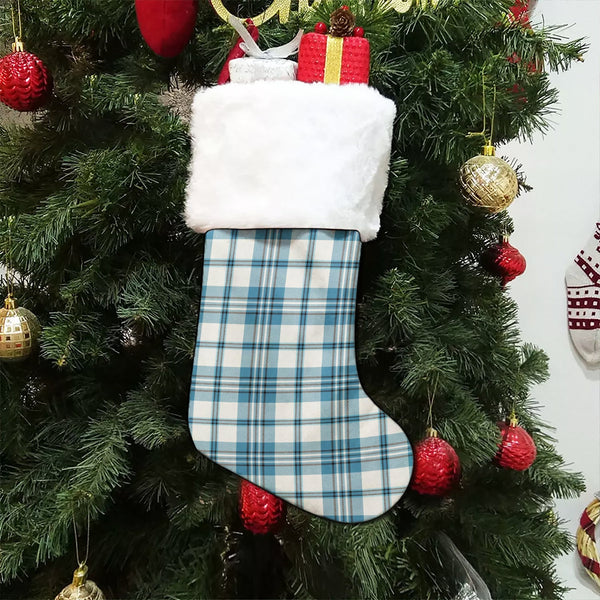 Scott Dress Turquoise Ancient Tartan Christmas Stocking