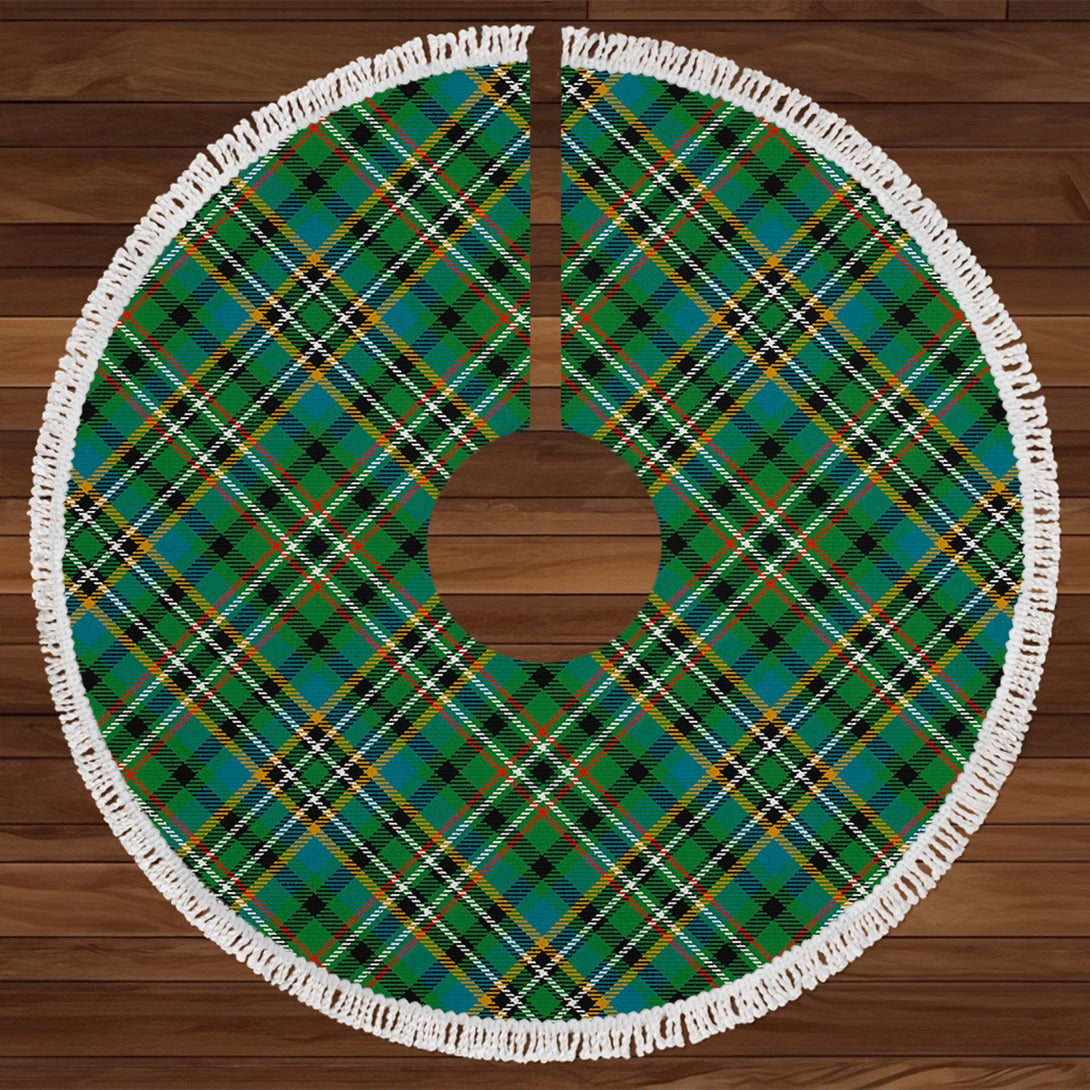 Scott Green Ancient Tartan Christmas Tree Skirt