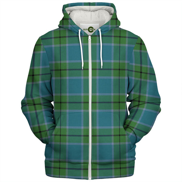 Scott Green (Sir Walter) Ancient Tartan Sherpa Hoodie