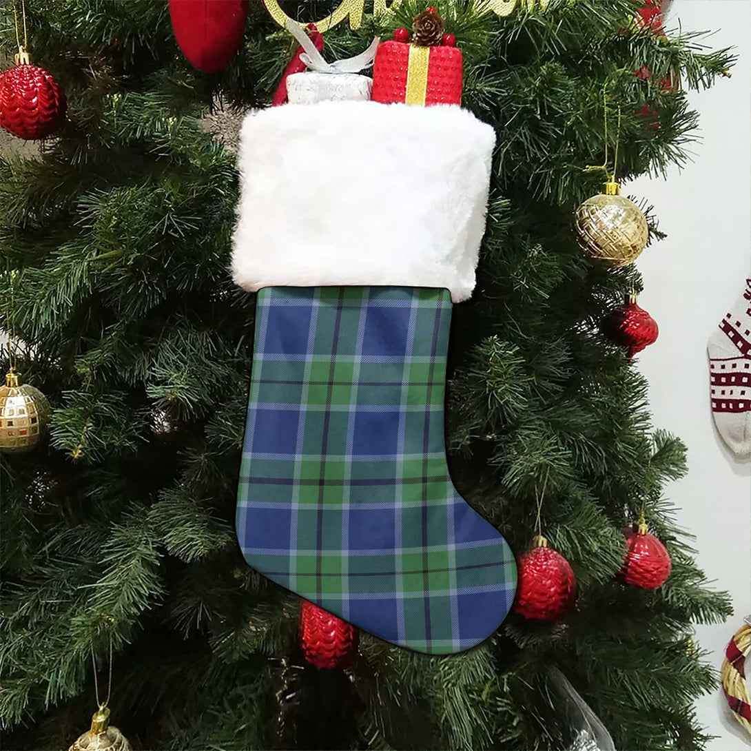 Scott Green (Sir Walter) Modern Tartan Christmas Stocking