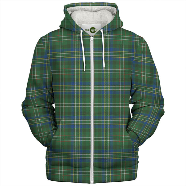 Scott Hunting 2 Modern Tartan Sherpa Hoodie