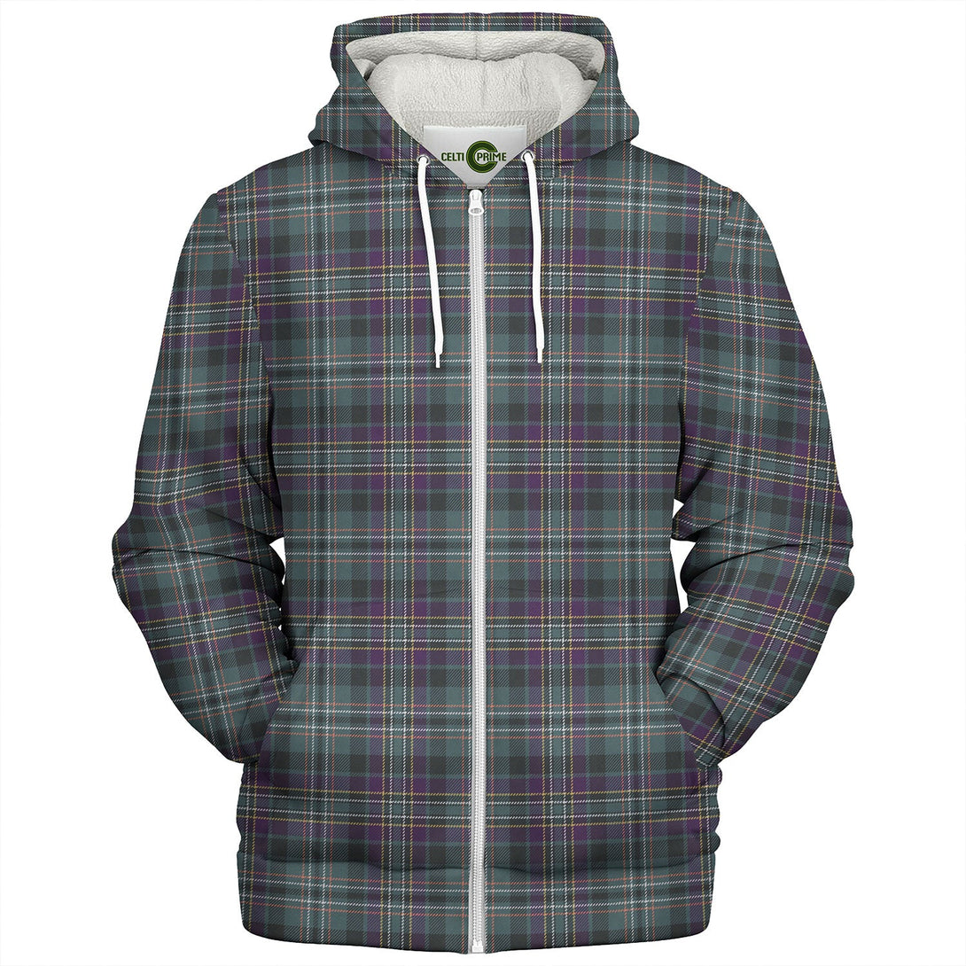 Scott Hunting 2 Weathered Tartan Sherpa Hoodie