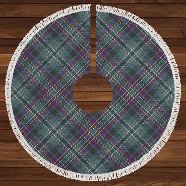 Scott Hunting 2 Weathered Tartan Christmas Tree Skirt