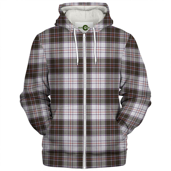 Scott MacRae Weathered Tartan Sherpa Hoodie