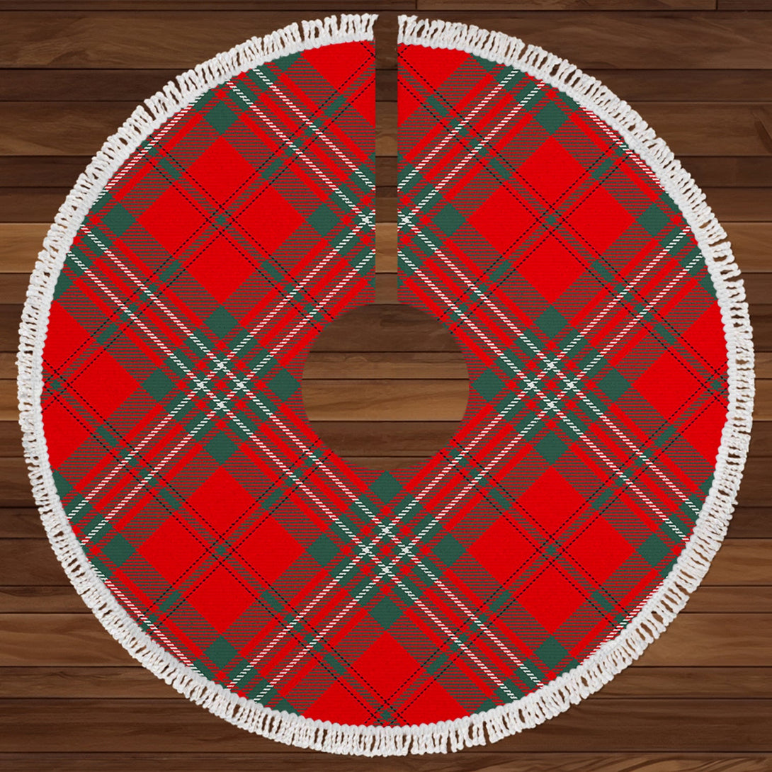 Scott Modern Clan Badge Tartan Christmas Tree Skirt