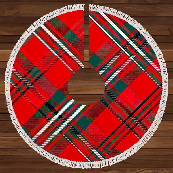 Scott Modern Tartan Christmas Tree Skirt